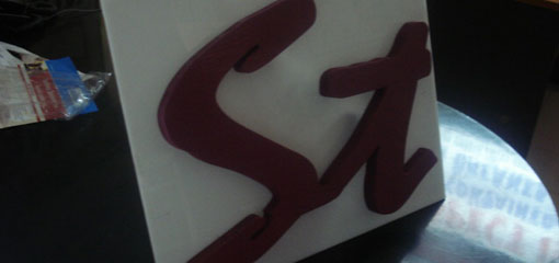 3D Cut Out Letters