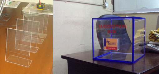 Aclyrics/ Perspex Holder Displays